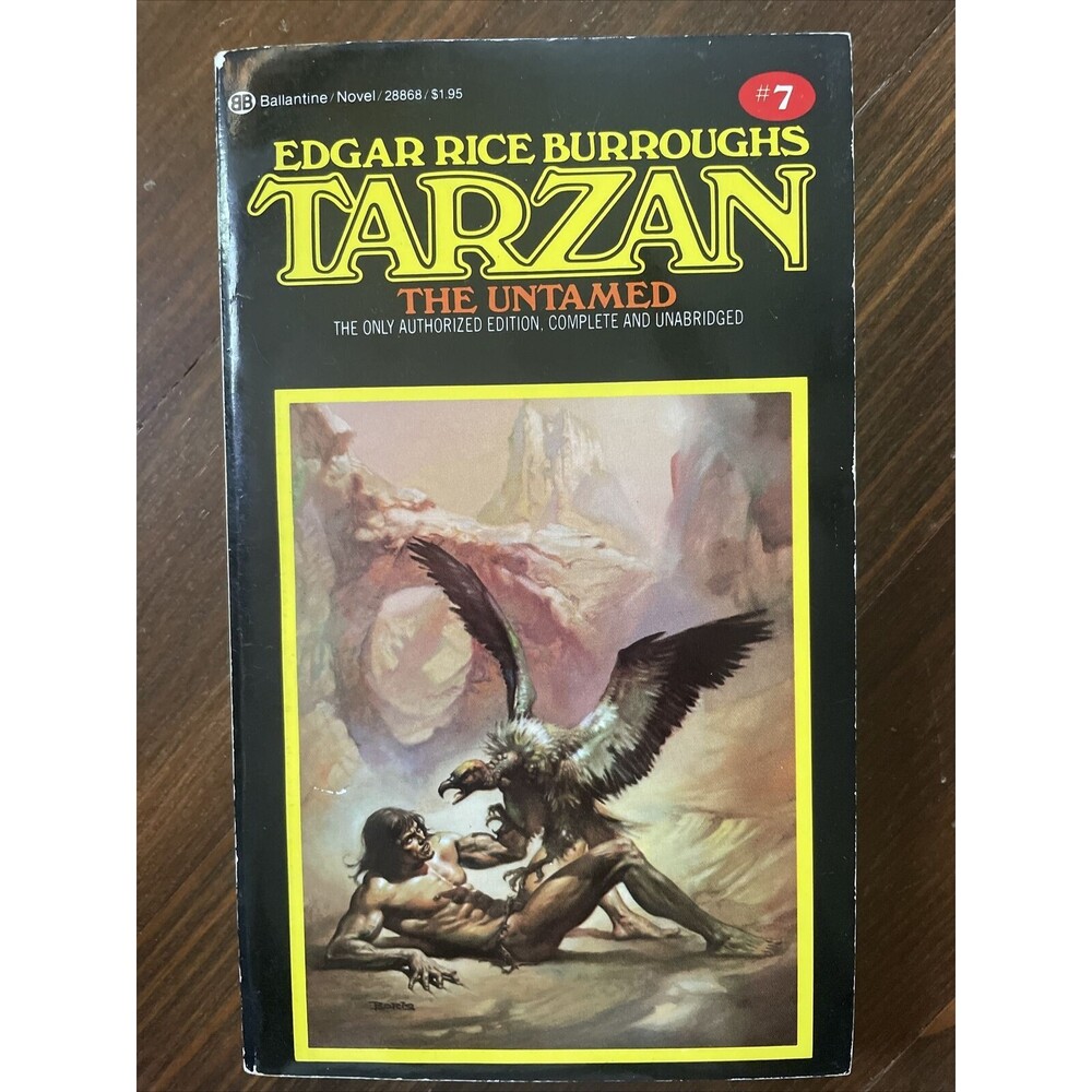 Tarzan the Untamed - #7 Edgar Rice Burroughs - Vallejo Cover